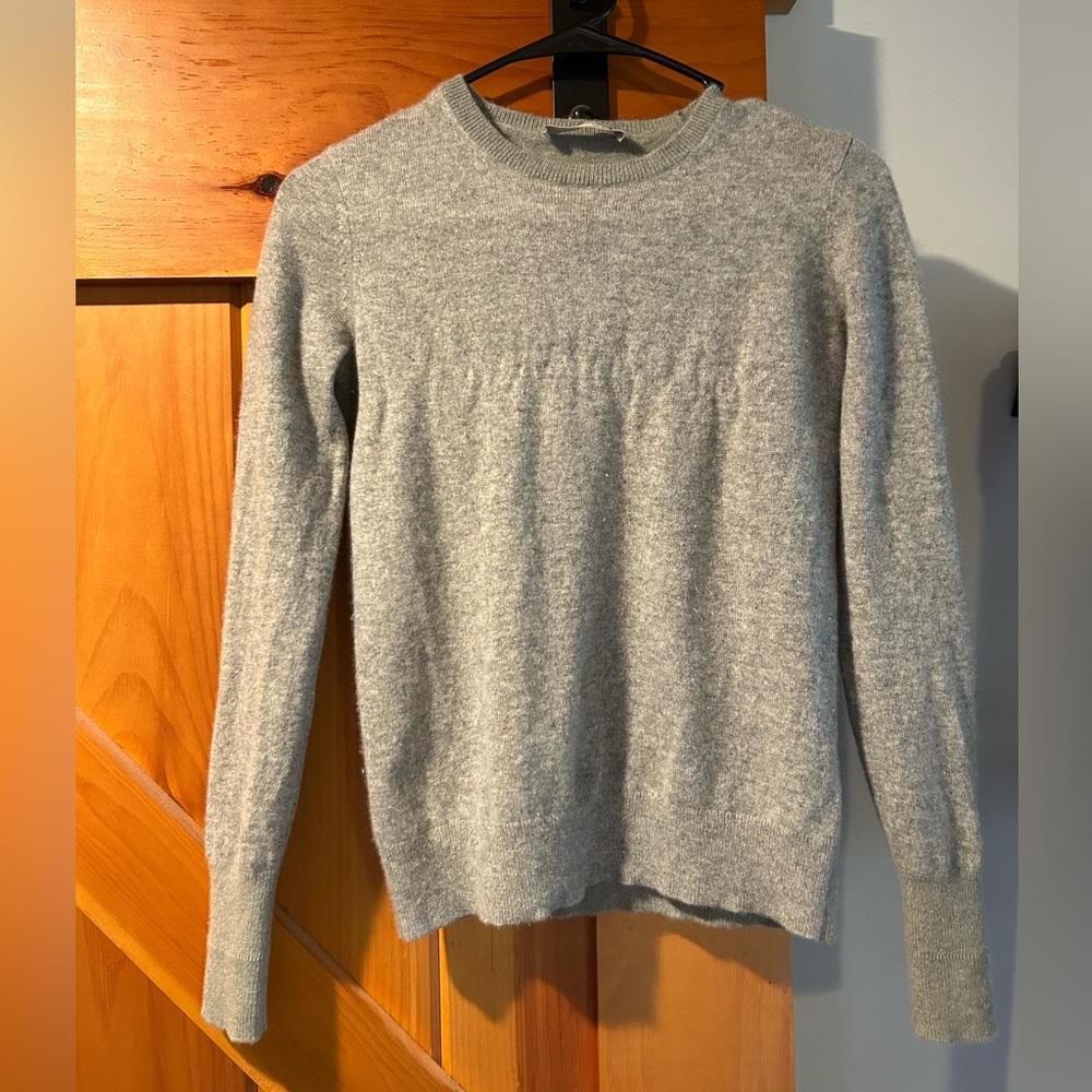 Everlane Soft Gray Cashmere Knit